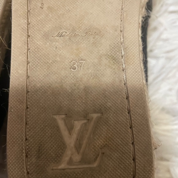 Louis Vuitton black espadrilles size 37EU - Picture 6 of 6